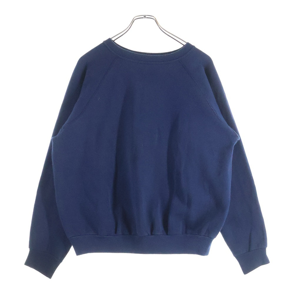 VINTAGE(ヴィンテージ) 60S PULOVER SWEAT スウェット トレーナー 袖貫通ステッチ 脇ガゼット ネイビー