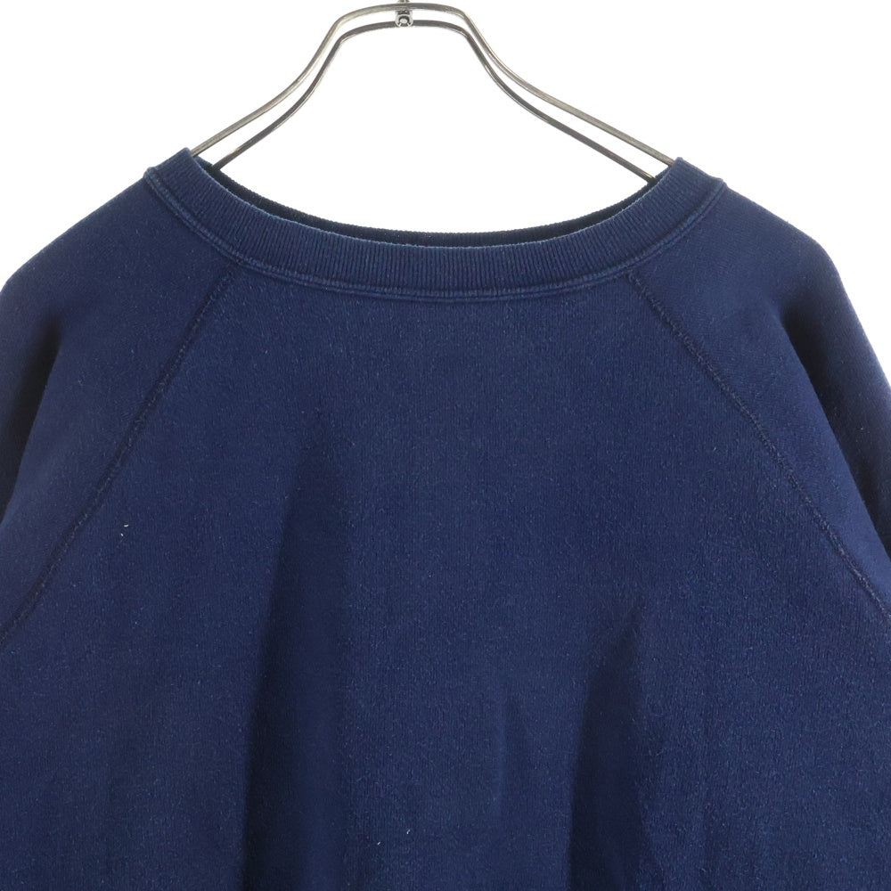 VINTAGE(ヴィンテージ) 60S PULOVER SWEAT スウェット トレーナー 袖貫通ステッチ 脇ガゼット ネイビー