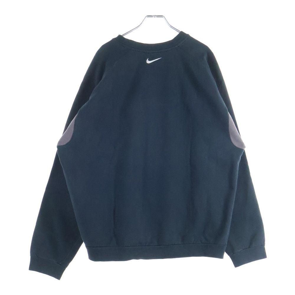NIKE(ナイキ) 00S OLD CENTER LOGO TECH Y2K 黒タグ おにぎりロゴ テック スウェット トレーナー ブラック/グレー