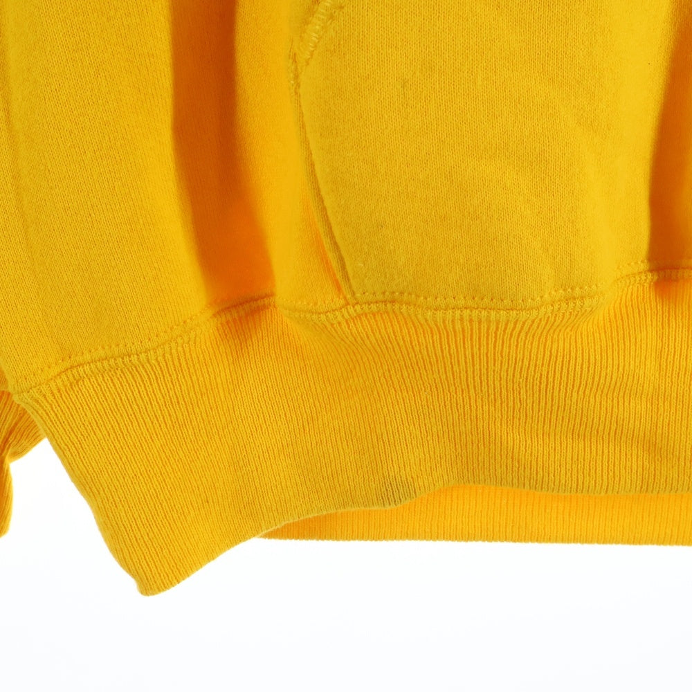 VINTAGE(ヴィンテージ) 80S JERZEES ジャージーズ DEADSTOCK PULLOVER HOODIE PARKA USA製 デッドストック 無地 フーディー スウェット パーカー イエロー