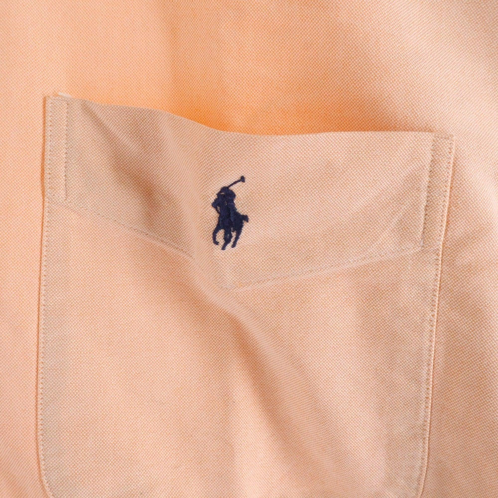 RALPH LAUREN(ラルフローレン) 90S BIG SHIRT BD L/S SHIRT ビッグシャツ ボタンダウン 長袖シャツ ピンク