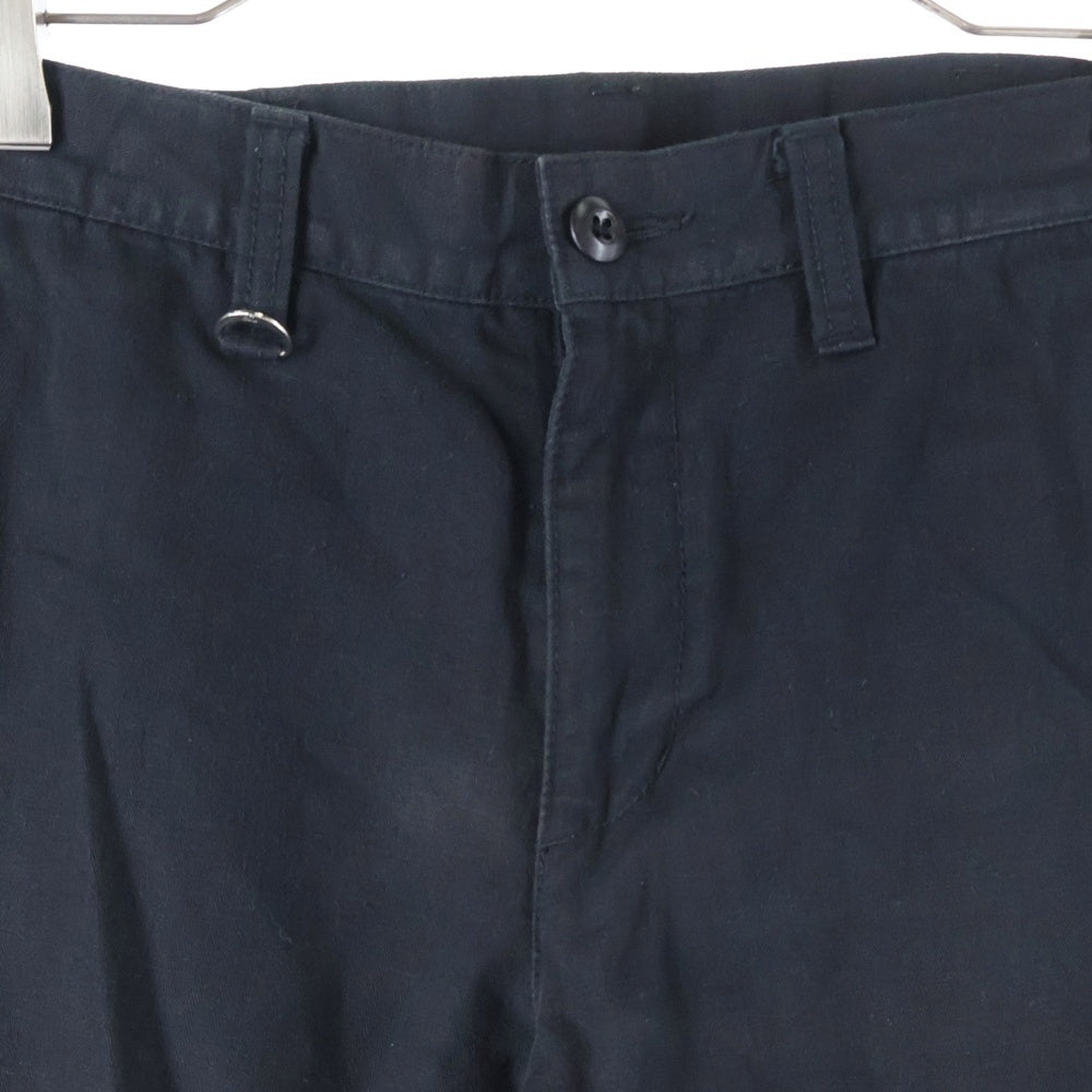 UNIFORM EXPERIMENT(ユニフォームエクスペリメント) ZIP UP TAPERED PANTS ジップアップ マルチジップ パンツ ブラック UE-145050