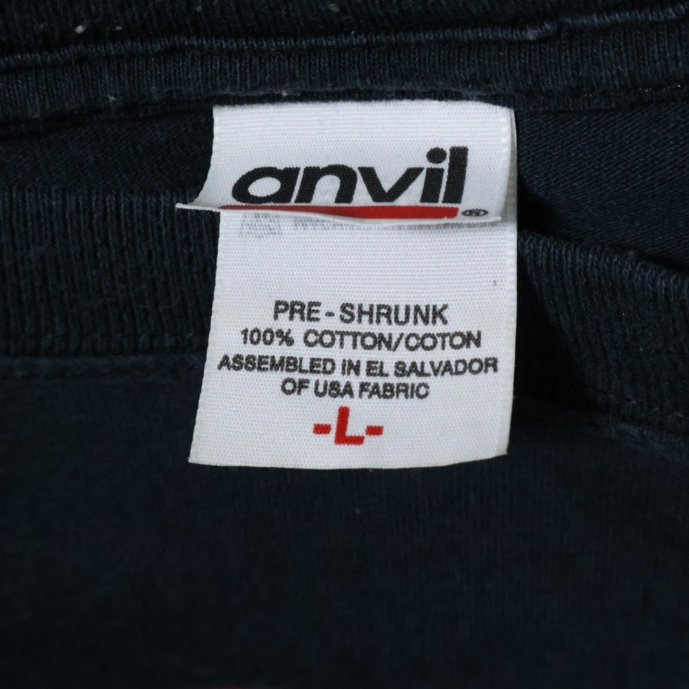 VINTAGE(ヴィンテージ) 00S N.E.R.D. PROVIMER ANVILボディ プリント半袖クルーネックTシャツ ブラック