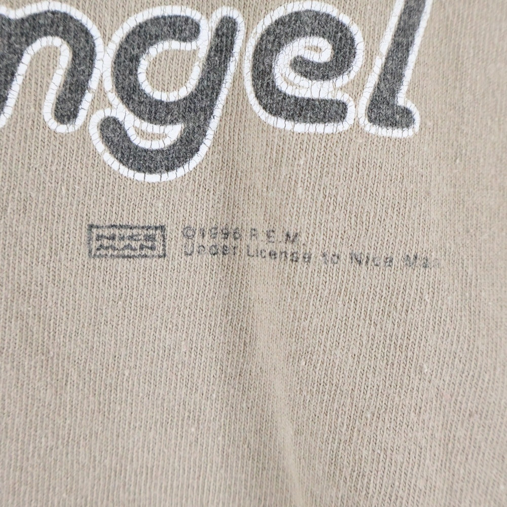 VINTAGE(ヴィンテージ) 90s 1996 R.E.M. Im A Lil Angel JERZEESボディ クルーネック半袖Tシャツ ベージュ