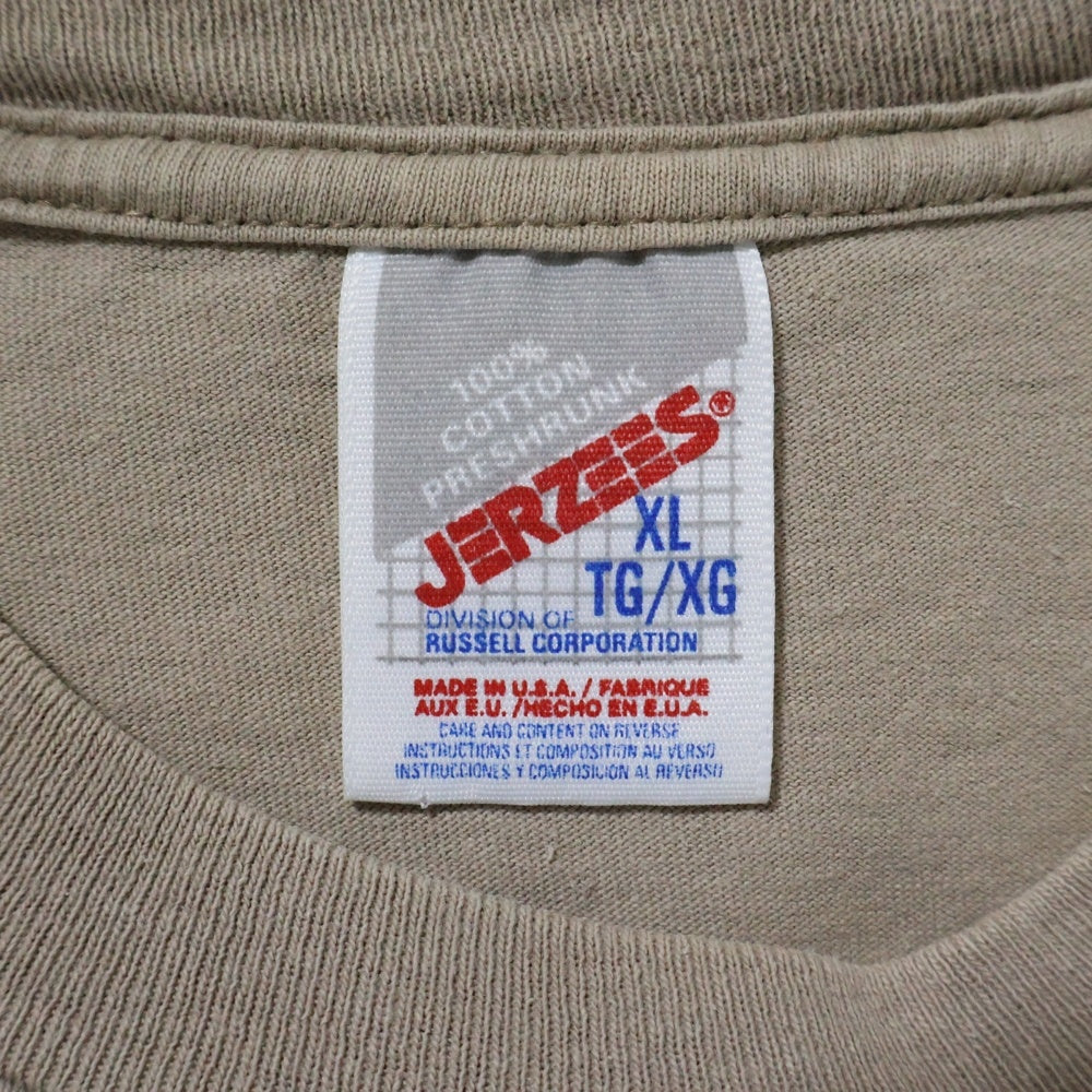 VINTAGE(ヴィンテージ) 90s 1996 R.E.M. Im A Lil Angel JERZEESボディ クルーネック半袖Tシャツ ベージュ