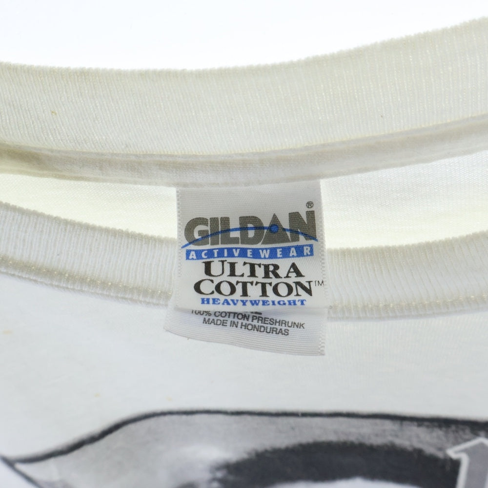 VINTAGE(ヴィンテージ) NAS illmatic 10th anniversary GILDANボディ ナズイルマティック プロモ 両面プリント半袖Tシャツ ホワイト