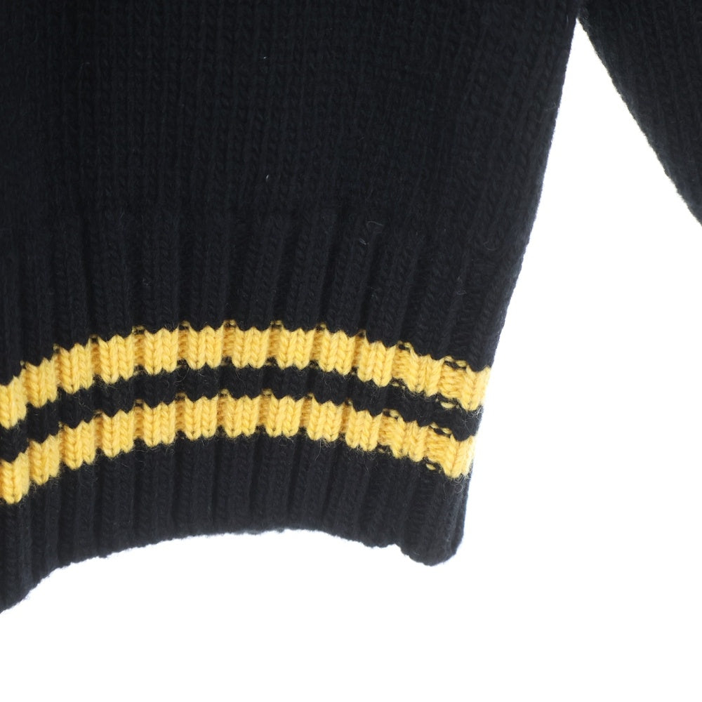 PRADA(プラダ) 24AW Women's Wool and Cashmere cardigan ウーマン ウール カシミヤ混 カーディガン ブラック P25N21 レディース