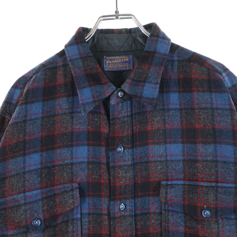 PENDLETON(ペンドルトン) 50S WOOL CHECK L/S SHIRT ウール チェック