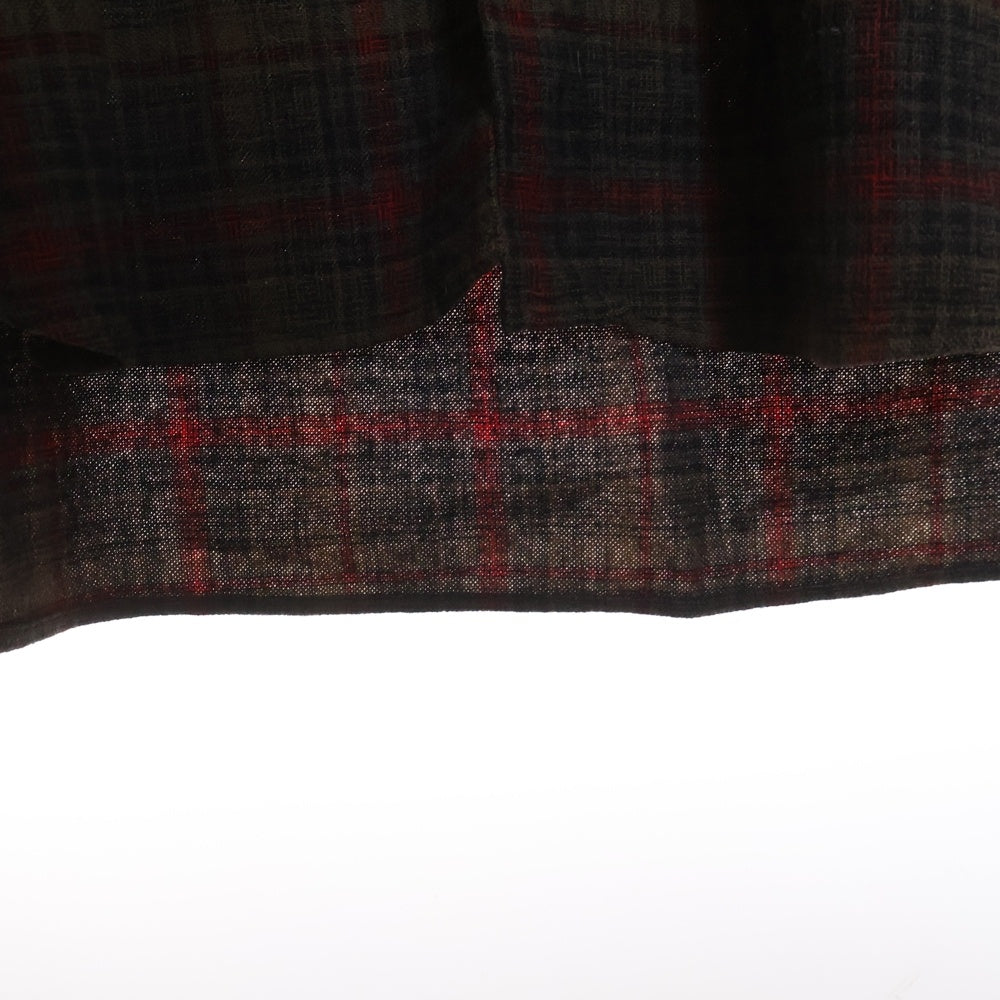 PENDLETON(ペンドルトン) 50S WOOL CHECK L/S SHIRT 2枚タグ ウール チェック 長袖 シャツ ブラウン/レッド/ブラック