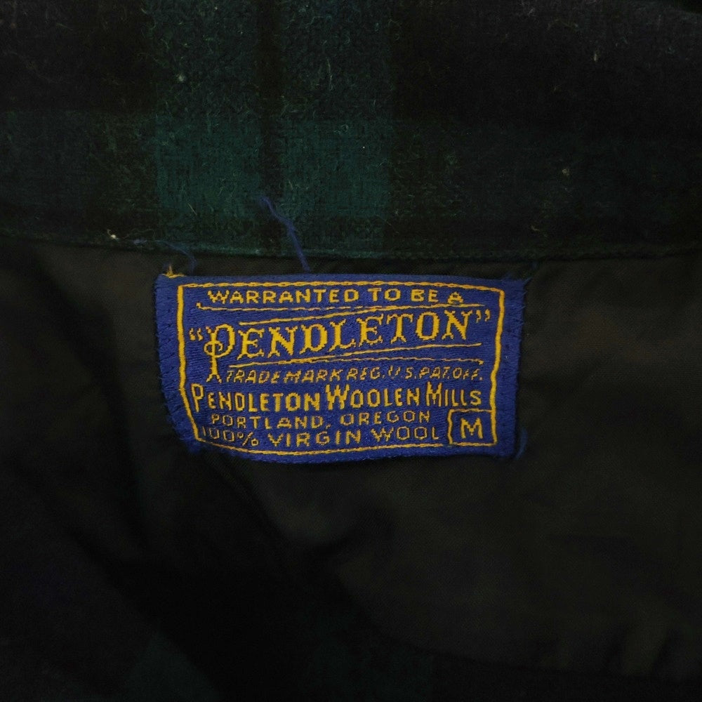 PENDLETON(ペンドルトン) 60S WOOL CHECK L/S SHIRT ウール チェック 長袖 シャツ ブラックウォッチ ブラック/ネイビー/グリーン