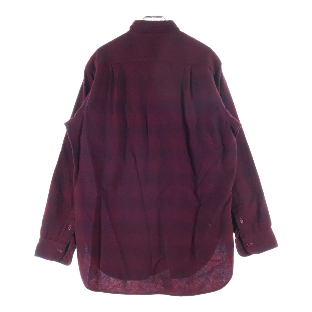 PENDLETON(ペンドルトン) 50S VINTAGE CHECK WOOL L/S SHIRT オンブレチェック ウール 長袖シャツ レッド/ブラック