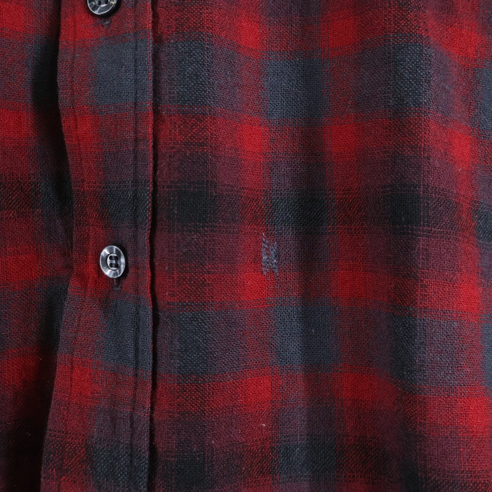 PENDLETON(ペンドルトン) 50S VINTAGE OMBRE CHECK L/S SHIRT オンブレ チェック シャツ 長袖シャツ レッド/ブラック