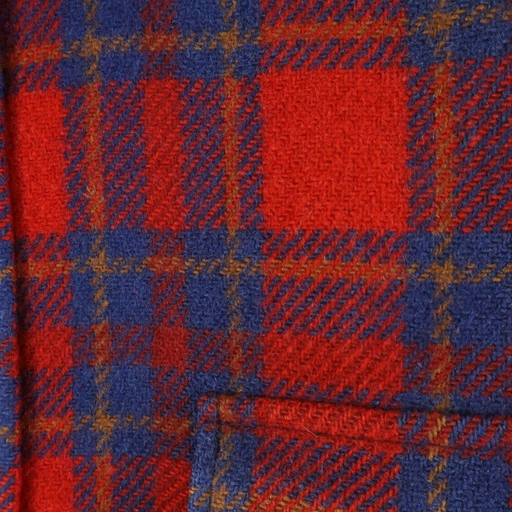 PENDLETON(ペンドルトン) 60-70S VINTAGE CHECK WOOL L/S SHIRT オンブレチェック ウール 長袖シャツ レッド/ブルー/イエロー