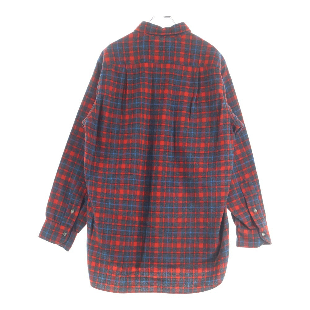 PENDLETON(ペンドルトン) 50S VINTAGE CHECK L/S SHIRT オンブレ チェック シャツ 長袖シャツ レッド/ブラック/ブルー