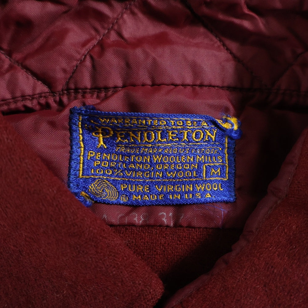 PENDLETON(ペンドルトン) 50S VINTAGE SOLID L/S SHIRT ソリッド 長袖シャツ レッド