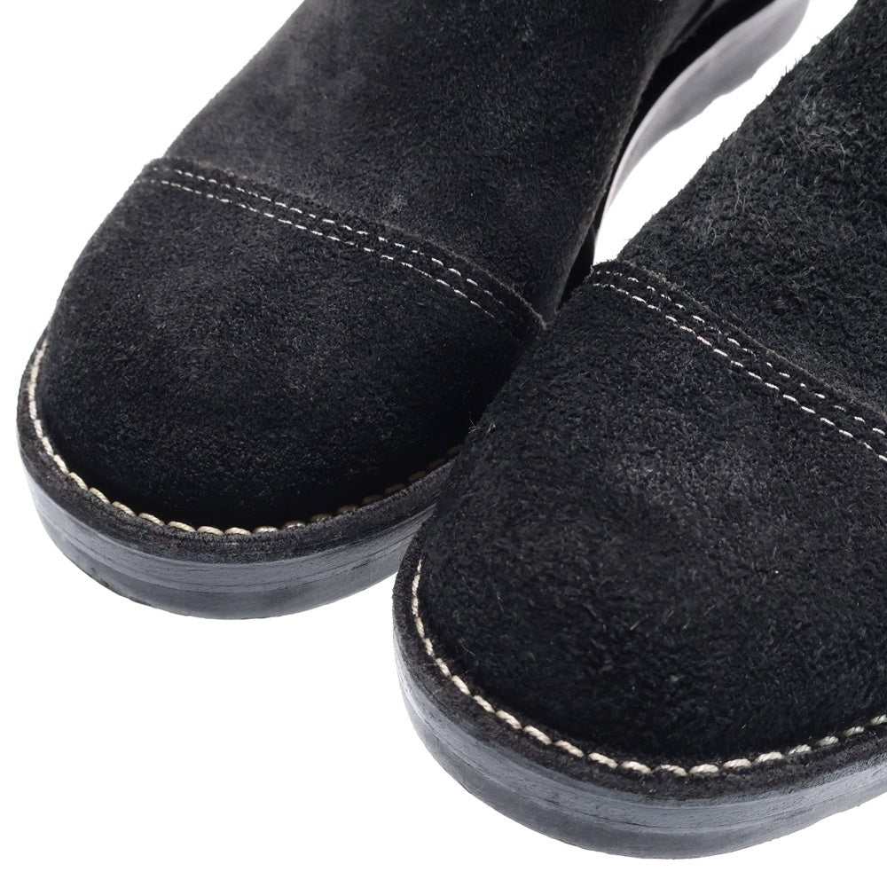 CHROME HEARTS(クロムハーツ) ×WESCO BOSS ウエスコ ボス ガンスリンガースウェードレザー スモールCH付き エンジニアブーツ ブラック