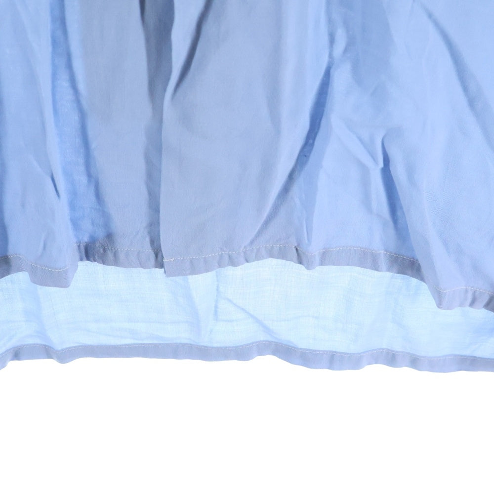 PENNEYS TOWNCRAFT(ぺニーズタウンクラフト) 50S WASHABLE RAYON OPEN COLLAR L/S SHIRT 長袖 レーヨン シャツ ブルー