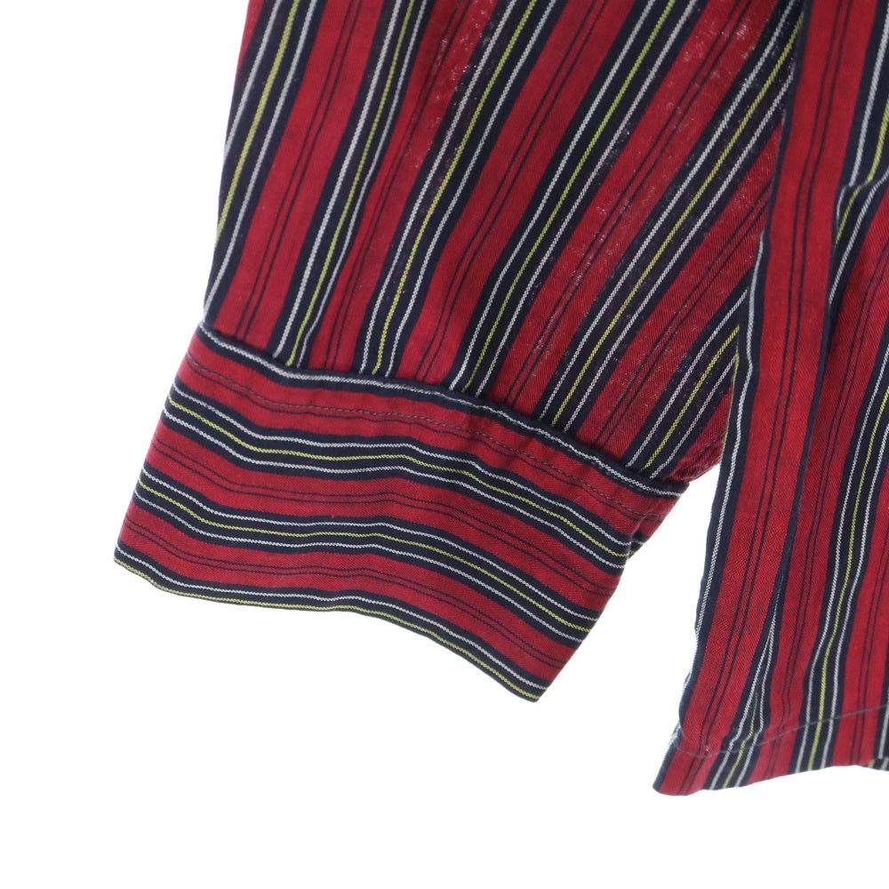 VINTAGE(ヴィンテージ) 60S HARPER ハーパー BD STRIPE L/S SHIRT ボタンダウン ストライプシャツ シャツ 長袖 レッド/ブラック
