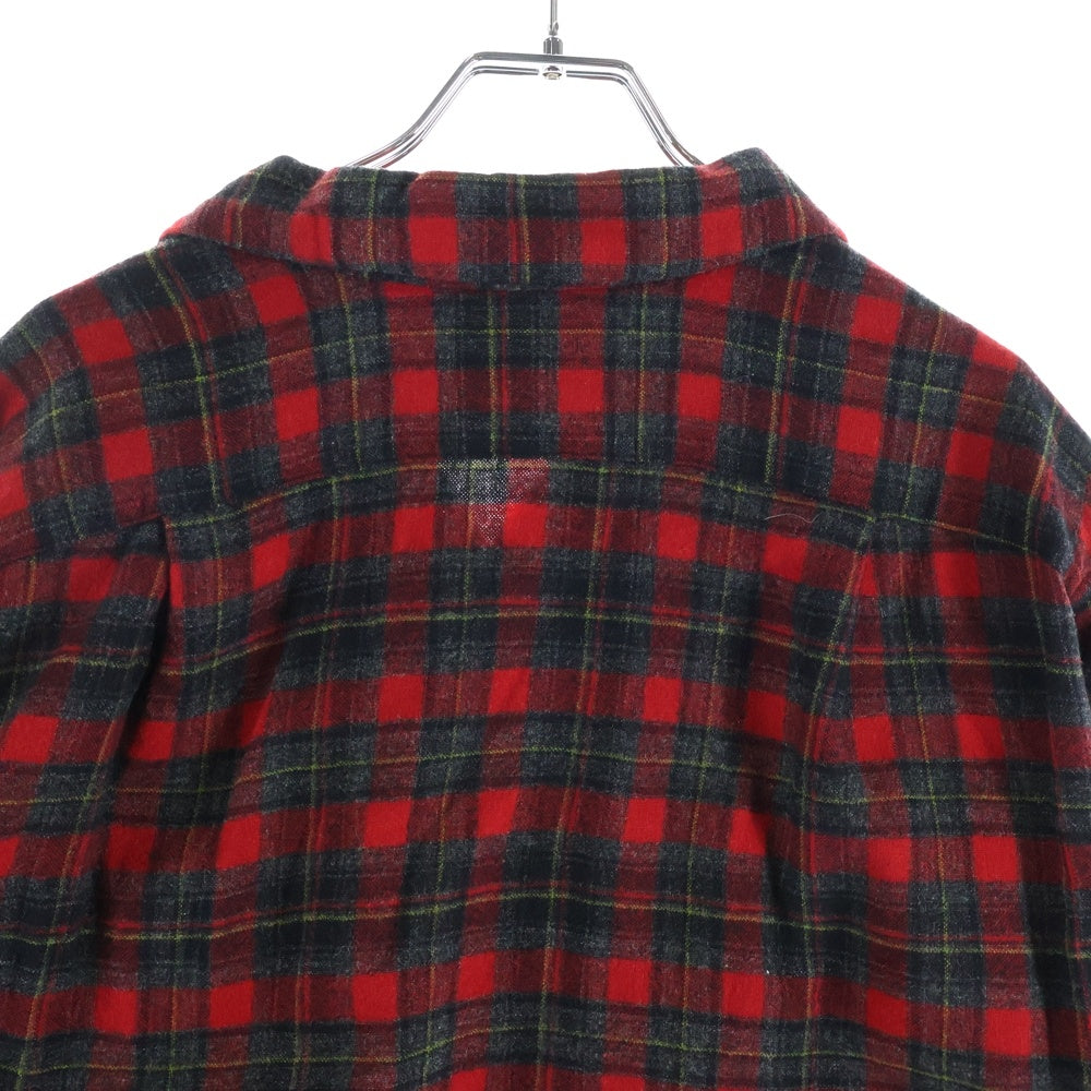 PENDLETON(ペンドルトン) 50-60S WOOL CHECK L/S SHIRT ウール チェック 長袖 シャツ レッド/ブラック/イエロー