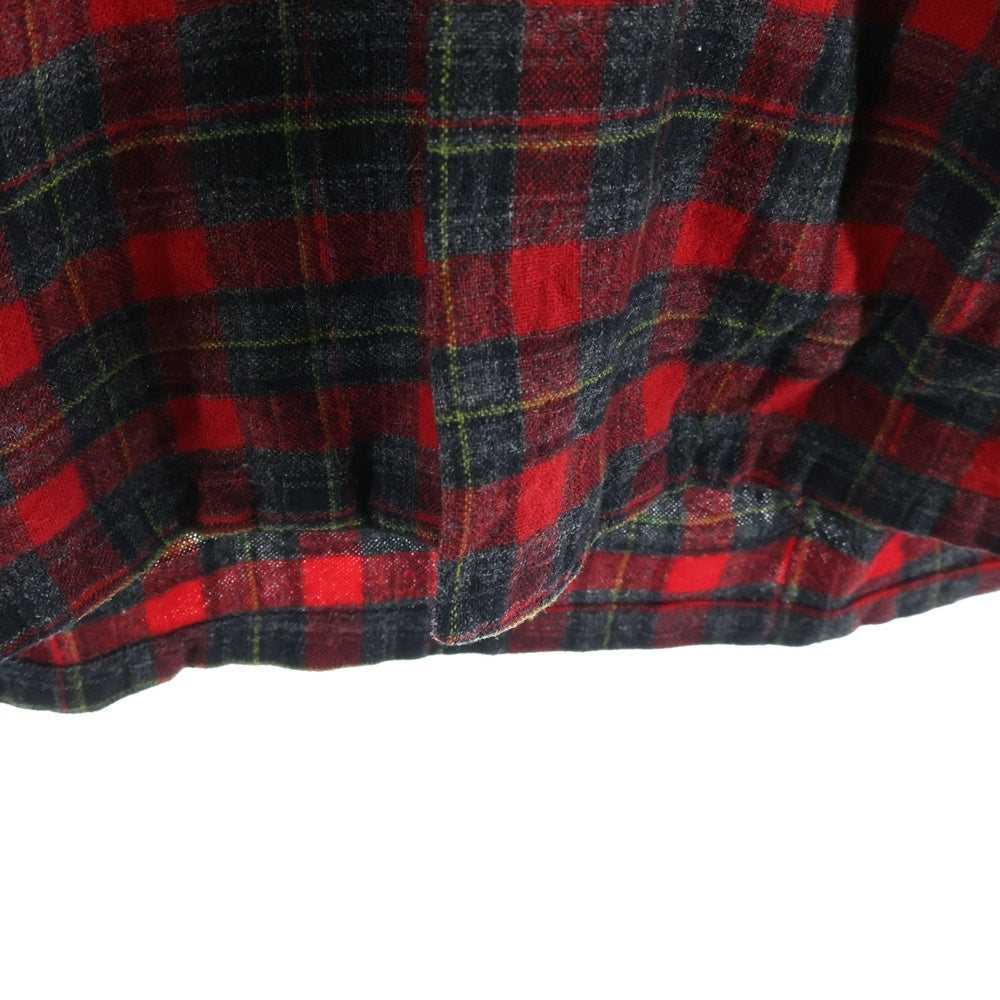 PENDLETON(ペンドルトン) 50-60S WOOL CHECK L/S SHIRT ウール チェック 長袖 シャツ レッド/ブラック/イエロー