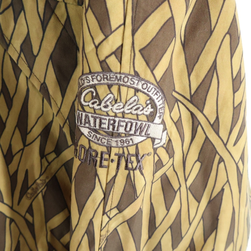 VINTAGE(ヴィンテージ) 90S CABELA'S カベラス OUTDOOR GEAR BLOWING CAMO 中綿ジャケット ブローウィング カモ イエロー/ブラウン 9400015