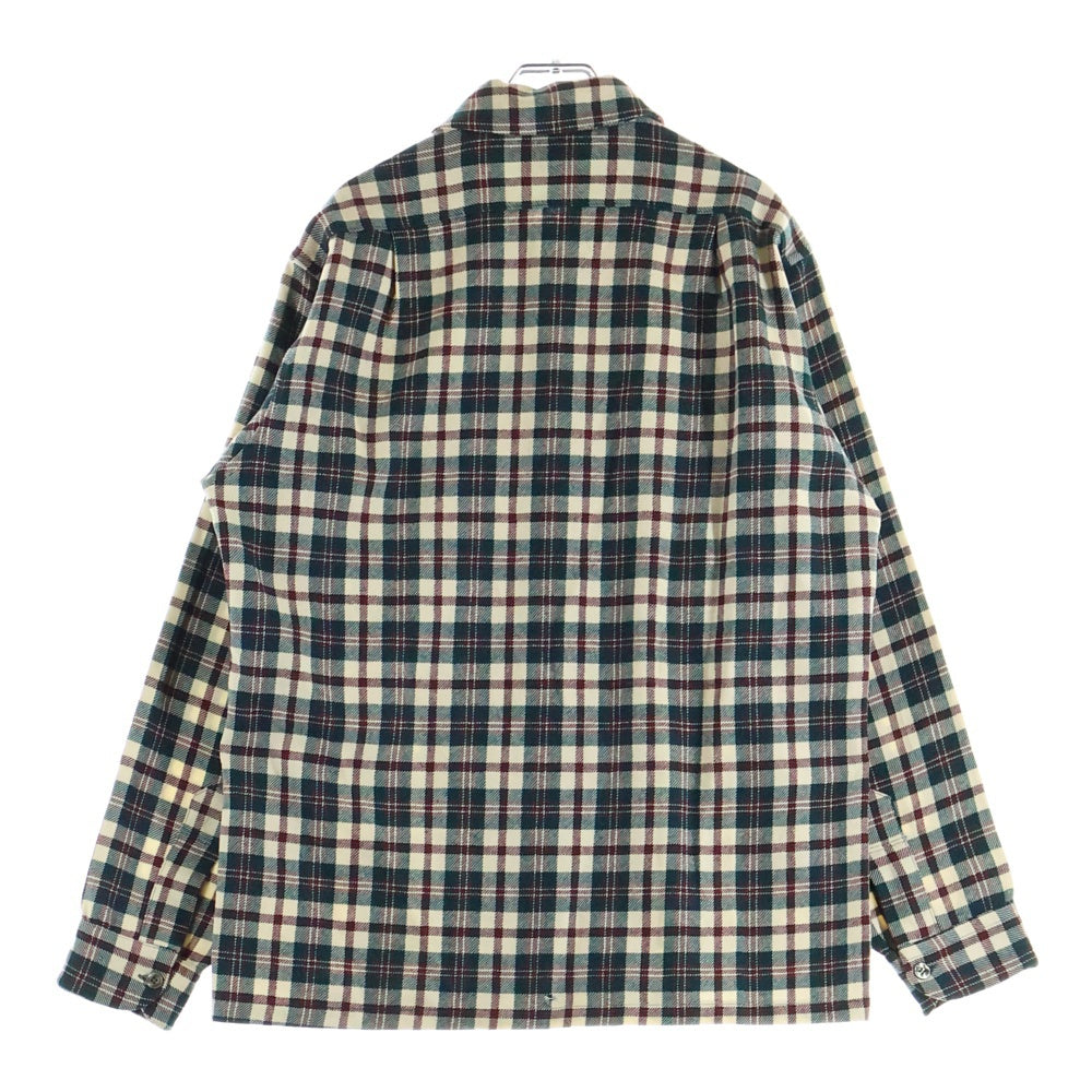 PENDLETON(ペンドルトン) 70S WOOL CHECK L/S SHIRT ウール チェック 長袖 シャツ レッド/グリーン/ホワイト