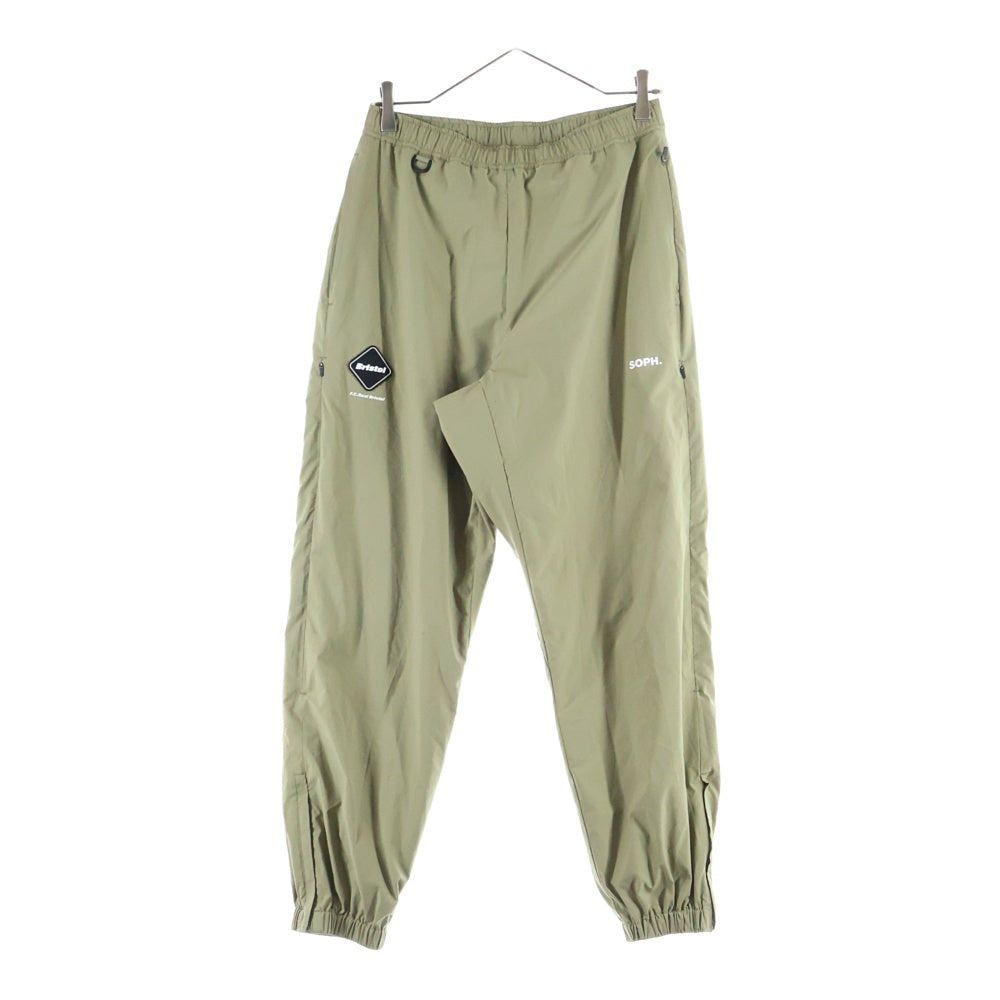 F.C.R.B./F.C.Real Bristol/FCRB(エフシーアールビー/エフシーレアルブリストル) 24SS VENTILATION LOGO TRAINING EASY PANTS ベンチレーション トレーニング パンツ カーキ FCRB-240057