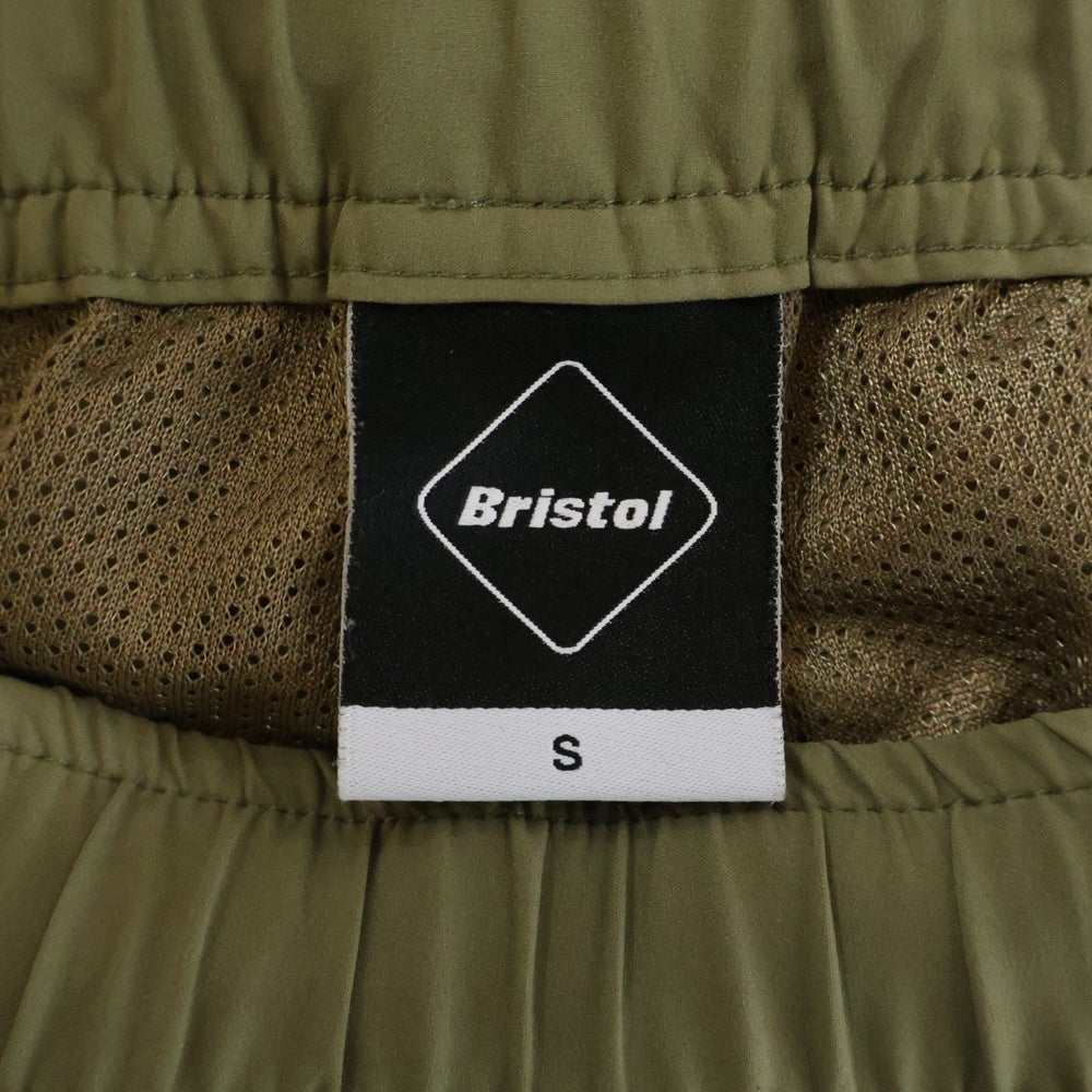 F.C.R.B./F.C.Real Bristol/FCRB(エフシーアールビー/エフシーレアルブリストル) 24SS VENTILATION LOGO TRAINING EASY PANTS ベンチレーション トレーニング パンツ カーキ FCRB-240057