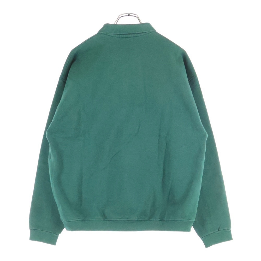 VINTAGE(ヴィンテージ) 90S LANDS' END ランズエンド SWEAT POLO SHIRT 三角タグ スウェット ポロシャツ グリーン