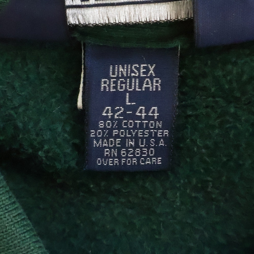 VINTAGE(ヴィンテージ) 90S LANDS' END ランズエンド SWEAT POLO SHIRT 三角タグ スウェット ポロシャツ グリーン