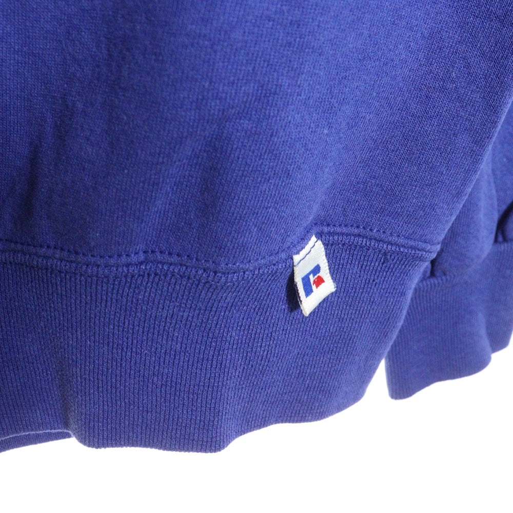 VINTAGE(ヴィンテージ) 90S RUSSELL ラッセル CREWNECK SEWAT USA製 スウェット 無地 ネイビー