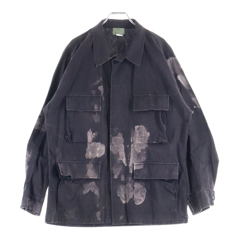VINTAGE(ヴィンテージ) U.S. ARMY BDU MILITARY JACKET RIP STOP 米軍 ジャケット シャツ リップストップ ブラック 8415-01-390-8544