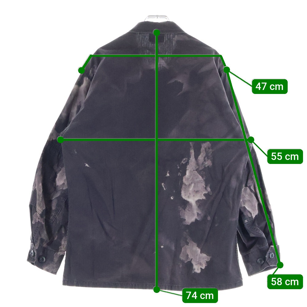 VINTAGE(ヴィンテージ) U.S. ARMY BDU MILITARY JACKET RIP STOP 米軍 ジャケット シャツ リップストップ ブラック 8415-01-390-8544