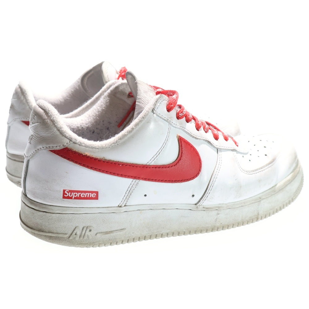 NIKE(ナイキ) ×Supreme Air Force 1 Low China Exclusive White/Speed Red CU9225-101 ×シュプリーム エアフォース ローカットスニーカー 25.5cm