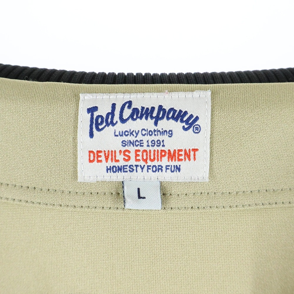 TEDMAN TED COMPANY(テッドマン テッドカンパニー) CAFE RACER トラックジャケット ベージュ ジップアップ
