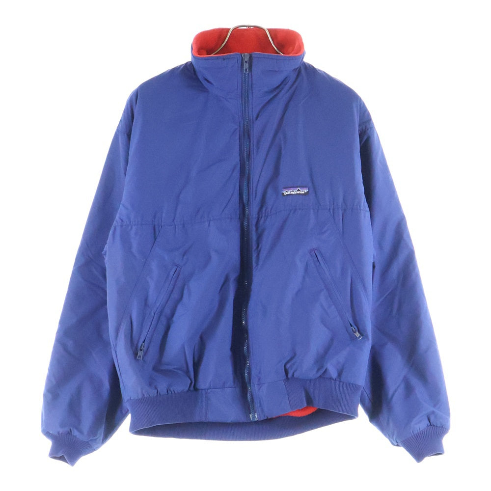 PATAGONIA(パタゴニア) 80S SHELLED SYNCHILLA シェルドシンチラ フリース ナイロンジャケット USA製 三角タグ ネイビー/レッド 88111
