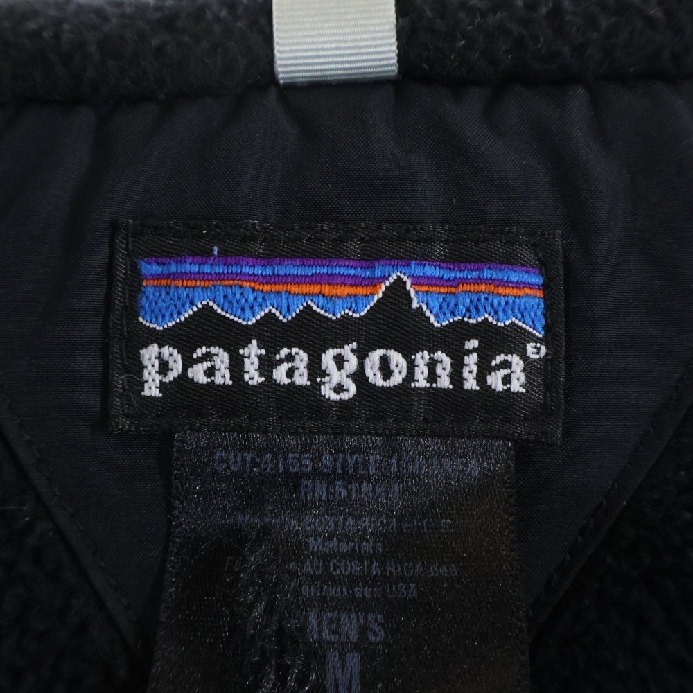 PATAGONIA(パタゴニア) 04AW NEW SHELLED SYNCHILLA ニュー シェルドシンチラ フリース ナイロンジャケット ブラック 15038F4