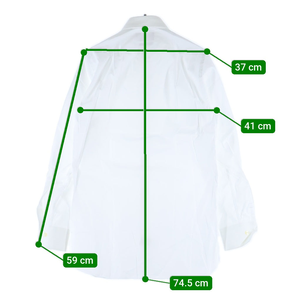 THOMAS MASON(トーマスメイソン) ×Mr.BATHING APE L/S Shirt ×アベイシングエイプ 長袖ボタンシャツ ホワイト