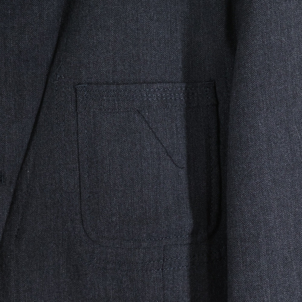 UNDERCOVER(アンダーカバー) 16AW the Shepherd ザ シェパード ヘリンボーンロングジャケット USR9301 ブラック コート アウター