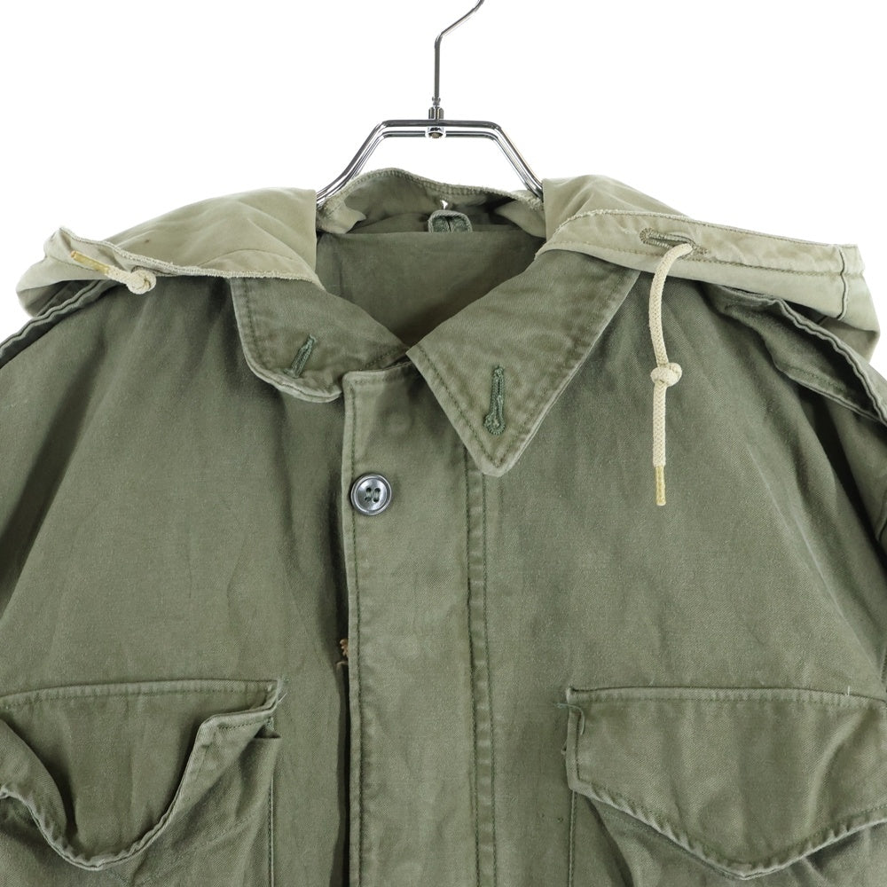 VINTAGE(ヴィンテージ) 50S U.S. ARMY M-51 FIELD JACKET TALON ZIP 後付けフード ミリタリージャケット コート カーキ