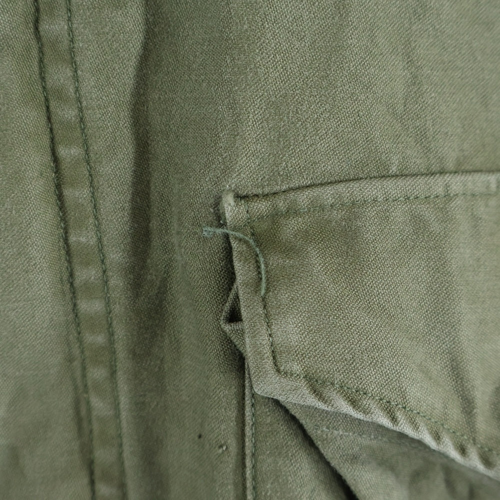 VINTAGE(ヴィンテージ) 50S U.S. ARMY M-51 FIELD JACKET TALON ZIP 後付けフード ミリタリージャケット コート カーキ