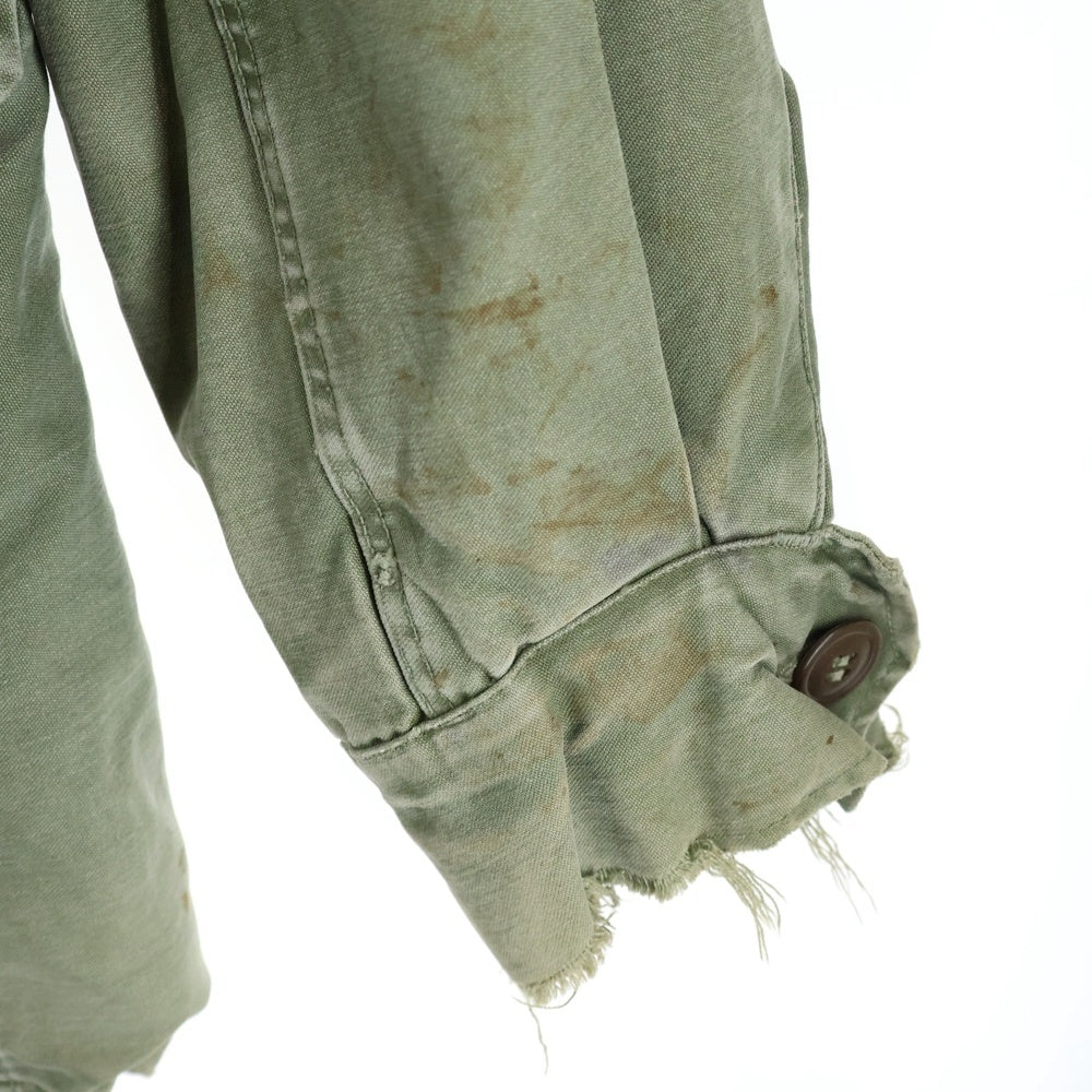 VINTAGE(ヴィンテージ) 40S M-43 FIELD JACKET フィールドジャケット コットンサテン 米軍実支給品 カーキ