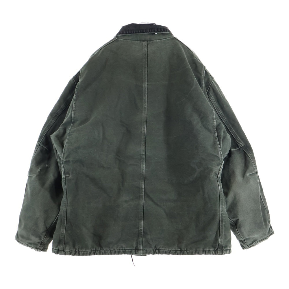 CARHARTT(カーハート) TRADITIONAL JACKET MOSS GREEN トラディショナルジャケット 中綿 モスグリーン 企業ロゴ カーキ C26 MOS