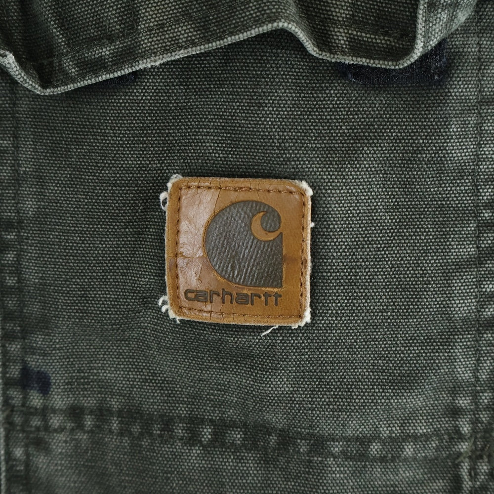 CARHARTT(カーハート) TRADITIONAL JACKET MOSS GREEN トラディショナルジャケット 中綿 モスグリーン 企業ロゴ カーキ C26 MOS