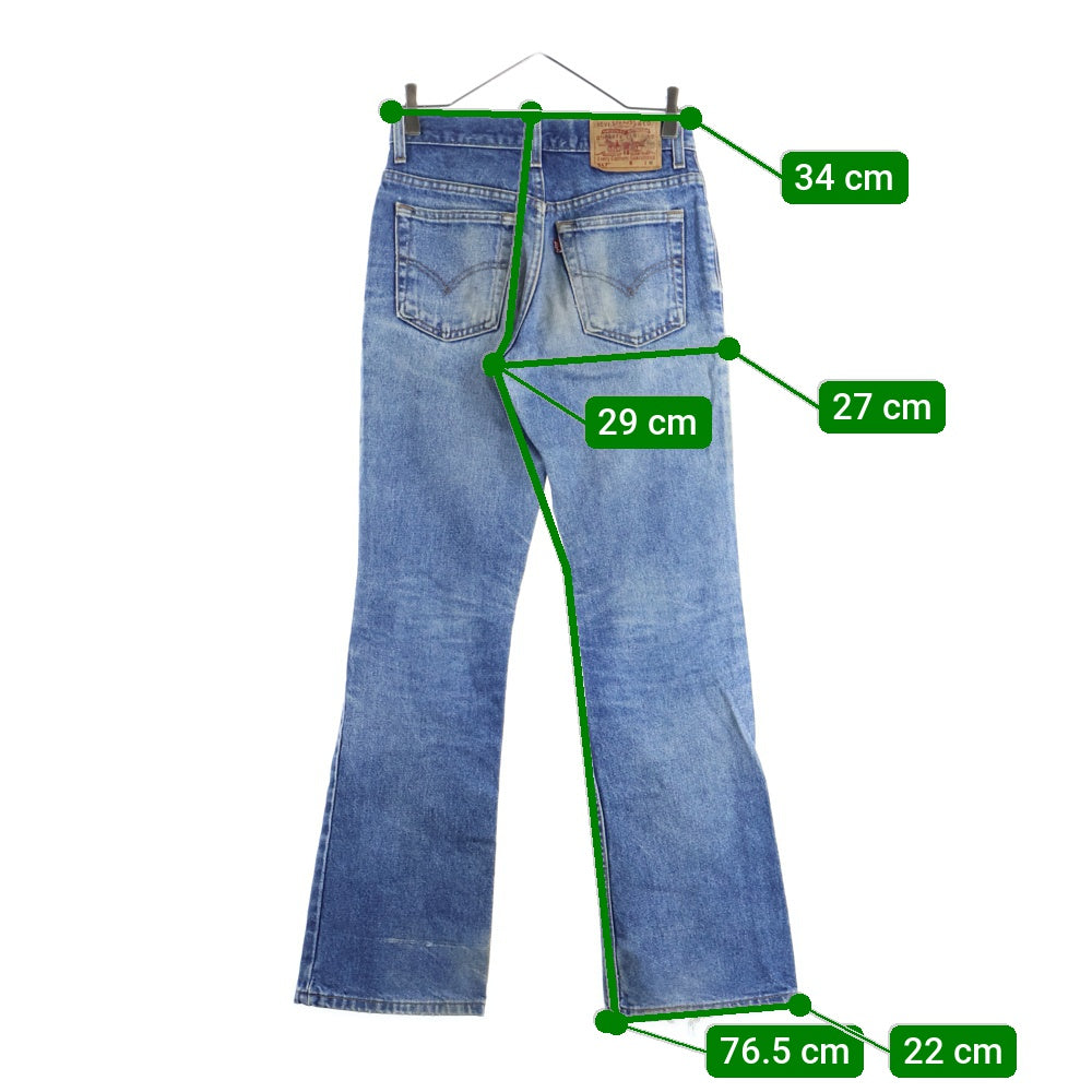 Levi's(リーバイス) 90-00S 517 BOOT CUT SLIM FIT DENIM PANTS ボタン裏刻印379 スモールe ブーツカット スリムフィット デニムパンツ インディゴ