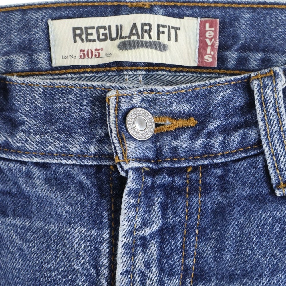 Levi's(リーバイス) 00S 505 REGULAR FIT DENIM PANTS ボタン裏刻印3405 サークルR レギュラー フィット デニムパンツ インディゴ