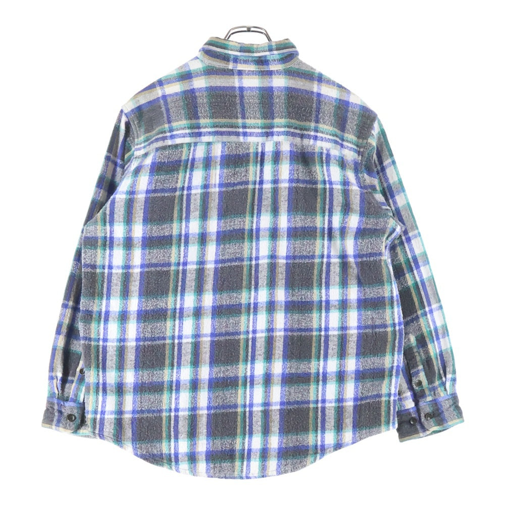 FIVE BROTHERS(ファイブブラザー) 90S COTTON CHECK L/S SHIRT コットン チェック 長袖 ネルシャツ ホワイト/ブルー/グリーン
