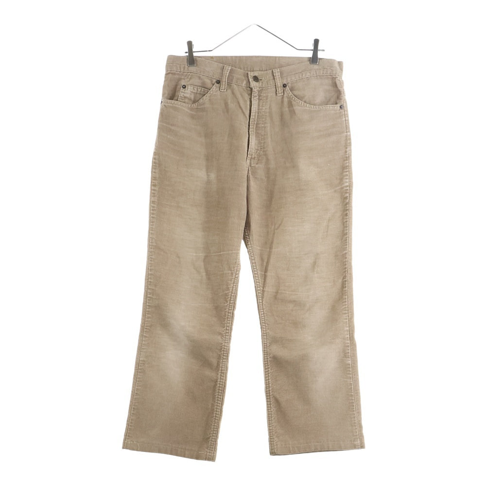 Levi's(リーバイス) 80S 517 CORDUROY PANTS 42TALON コーデュロイ ボタン裏刻印513 ブーツカット パンツ プリント白タグ ブラウン