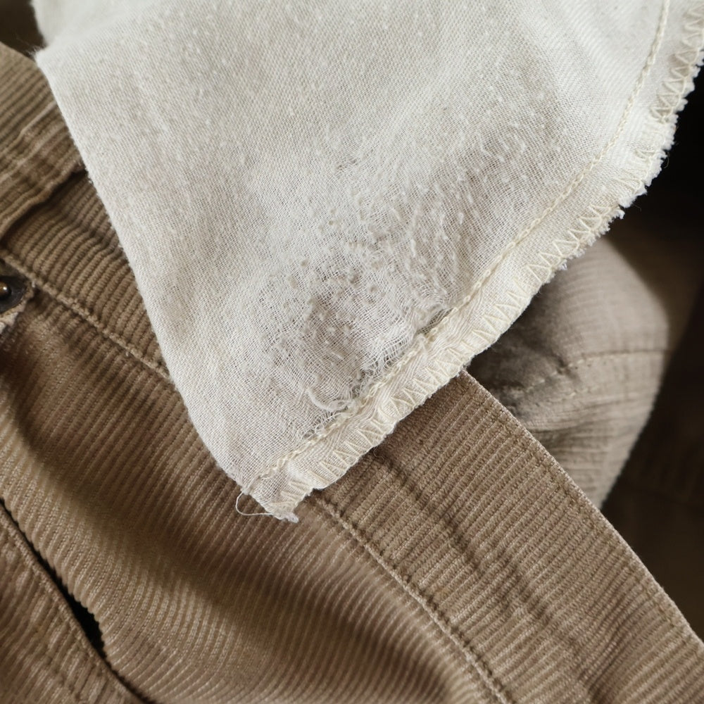 Levi's(リーバイス) 80S 517 CORDUROY PANTS 42TALON コーデュロイ ボタン裏刻印513 ブーツカット パンツ プリント白タグ ブラウン
