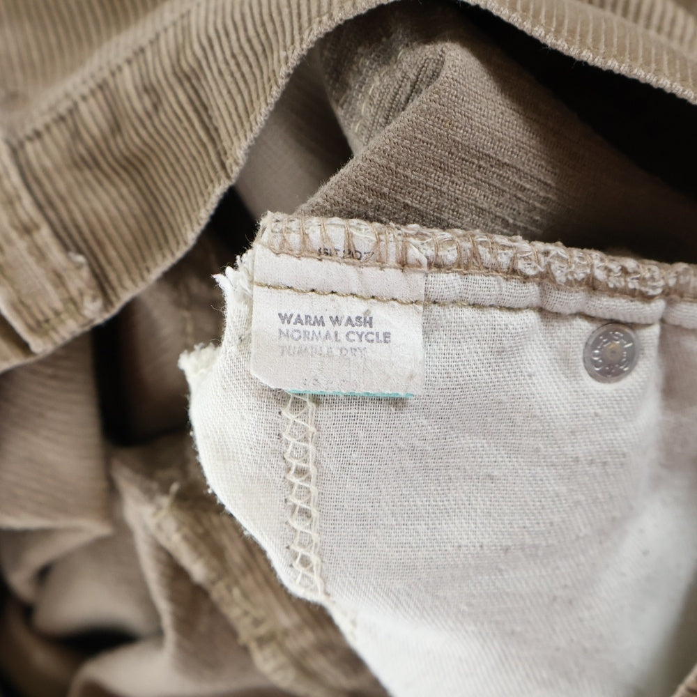 Levi's(リーバイス) 80S 517 CORDUROY PANTS 42TALON コーデュロイ ボタン裏刻印513 ブーツカット パンツ プリント白タグ ブラウン